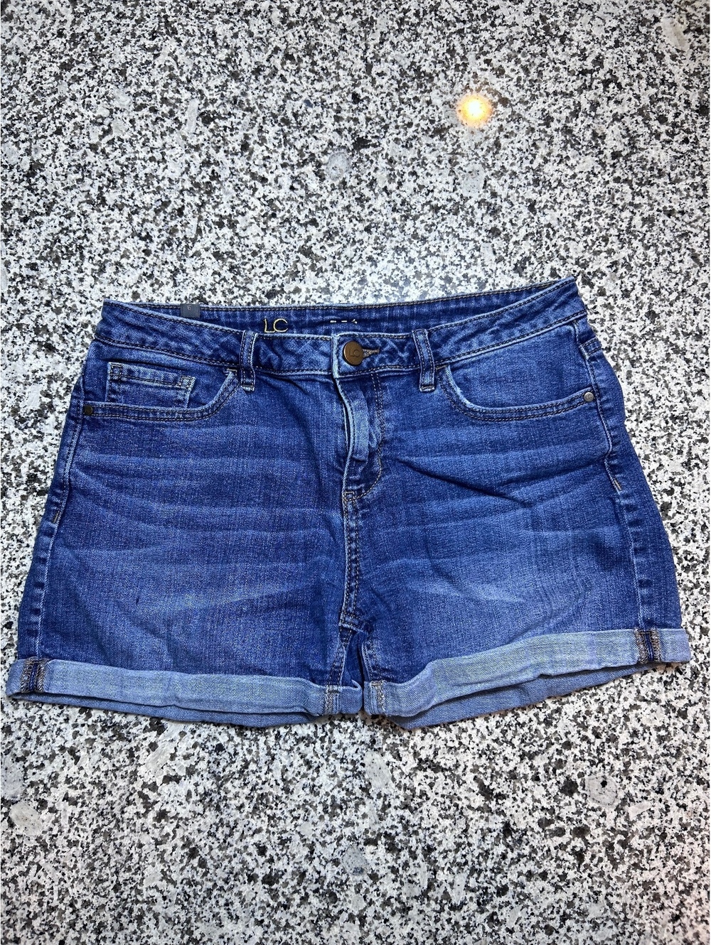 LC Lauren Conrad Womens Size 6 Blue Denim Mid Rise Skinny Jeans Medium Wash 6